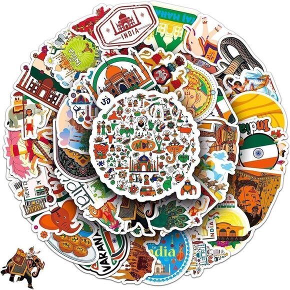INDIA Assorted Stickers 🇮🇳 - Picture 4 of 4